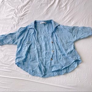 Zara Short Sleeve Linen Shirt